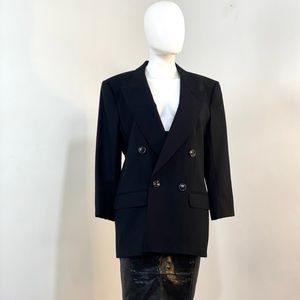 Vintage Giorgio Di Saint Angelo Double Breasted Wool Blazer